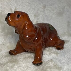 Vintage Morten Brown Ceramic Cocker Spaniel Dog Figurine